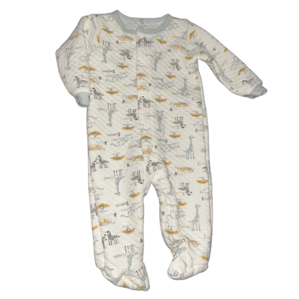 6-9 Months Le Top Bébé Unisex Footie Pajamas Onesie Sleeper
